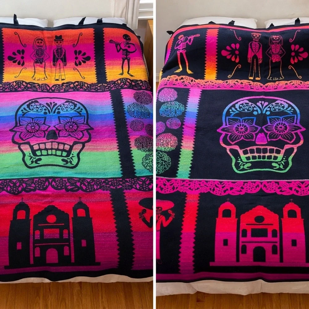 Pendleton Beaver State Dia de los Muertos Wool Blanket‎ USA